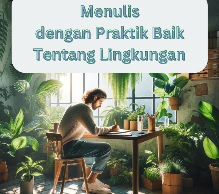 Menulis dengan Praktik Baik tentang Lingkungan